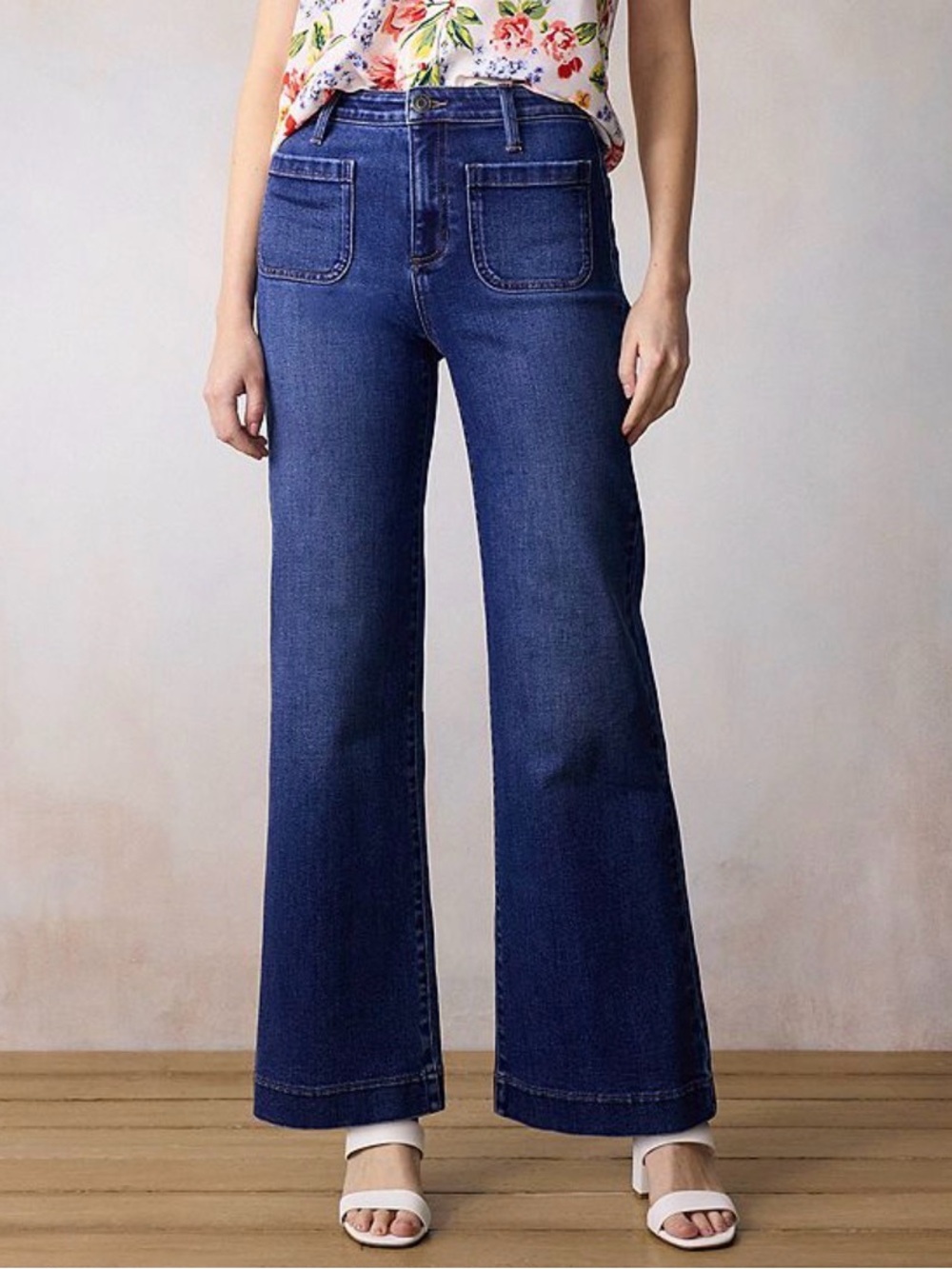 NEW…LC Lauren Conrad Super Hi Rise Trouser Jeans